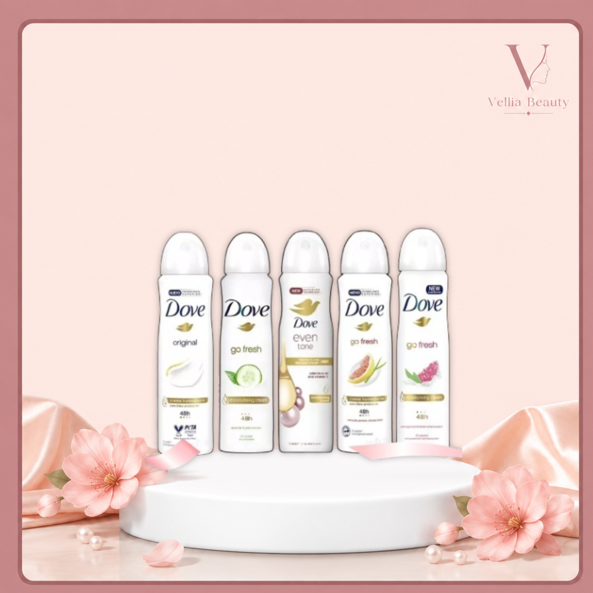 Xịt khử mùi Dove - KM004 - Vellia Beauty