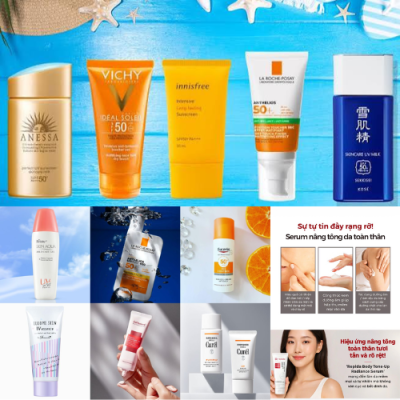 các loại kem chống nắng body tốt nhất nên sử dụng