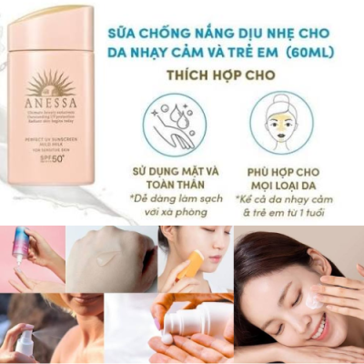 các loại chống nắng nhật bản tốt không