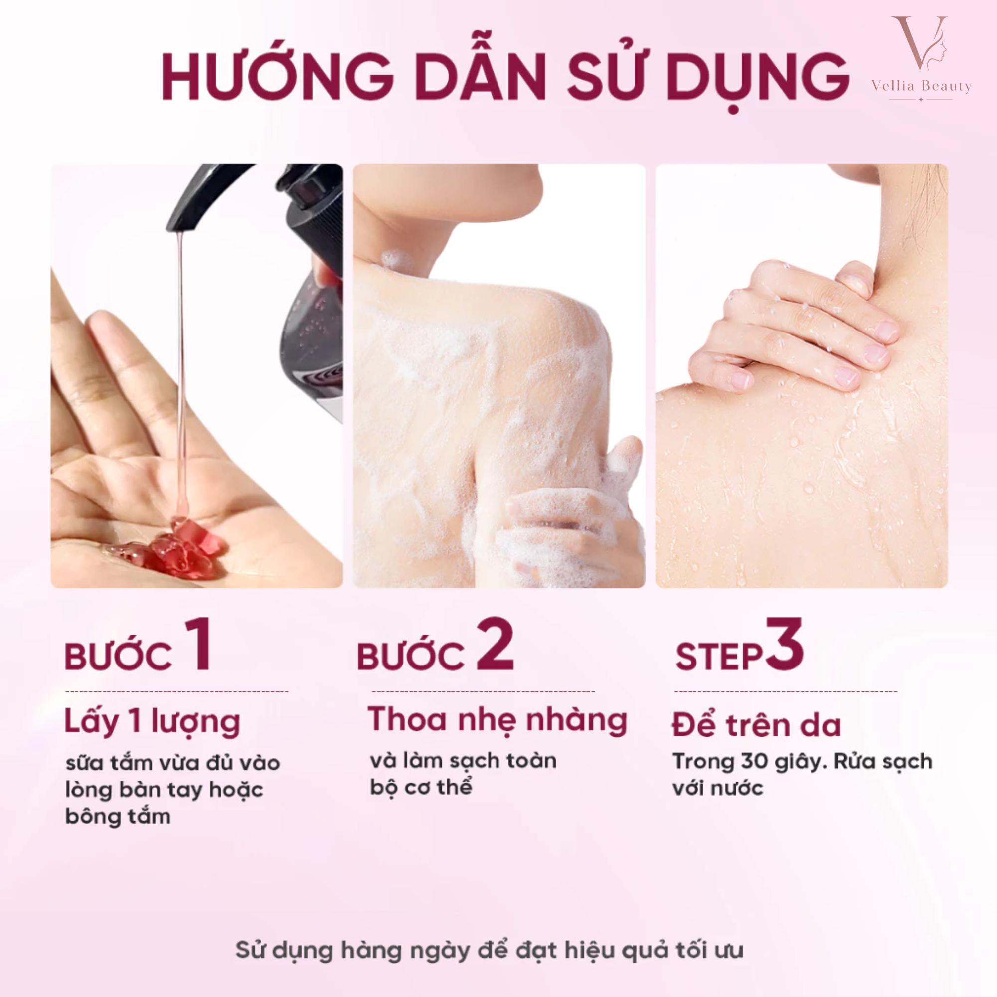 Sữa Tắm Grace And Glow Black Opium-ST001-Vellia Beauty - Ảnh 4