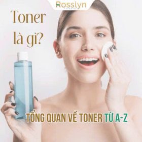 lotion và toner khác gì nhau