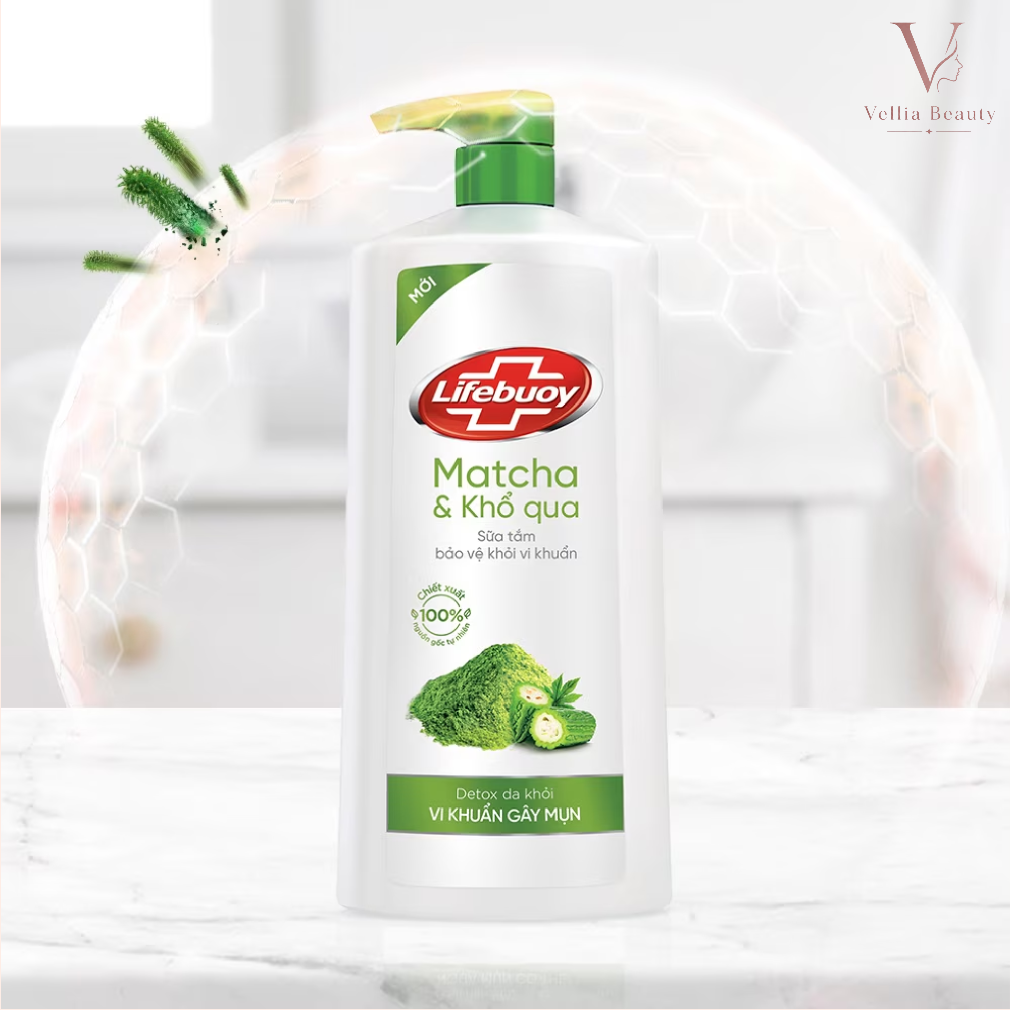 Sữa Tắm Lifebuoy Detox Matcha & Khổ Qua-ST003-Vellia Beauty - Ảnh 5